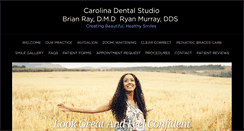 Desktop Screenshot of carolinadentalstudio.com